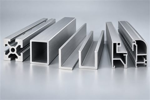 Architectural Aluminum Extrusions — AI-generated product visualization